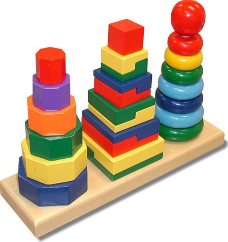 www.ToysGamesGifts.co.uk Geometric Stacker