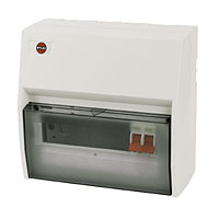 8-Way Fully Insulated Main Switch Consumer Unit