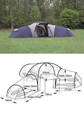 Wynnster Satellite 6 Tent