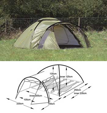 Wynnster Shrike 4 Tent