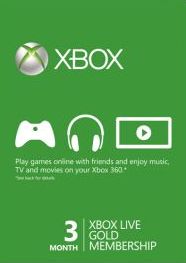 Xbox Live-Microsoft, 1559[^]30073-DIGITAL Xbox Live Gold Membership 3 months