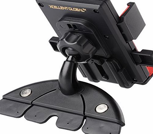 Xcellent Golbal Universal Smartphone Car CD Slot Mount Holder Cradle Stand for iPhone 6/ 6  Samsung Galaxy S5/S4/S3 Note 2/3/4 (holds mobile devices without case from 60mm to 90mm wide) M-CA011