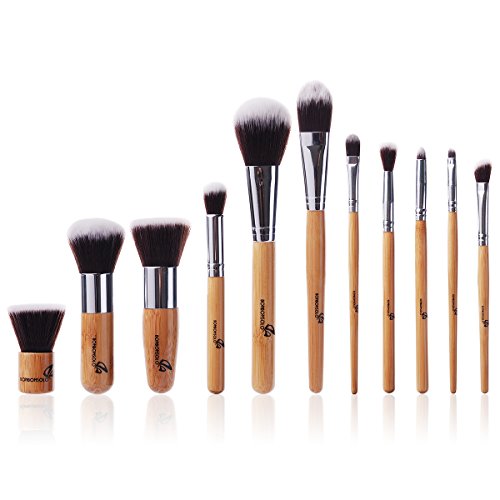 11PCS Pro Makeup Brush Brushes Cosmetic Powder Tool Kit Set With Bag MT52