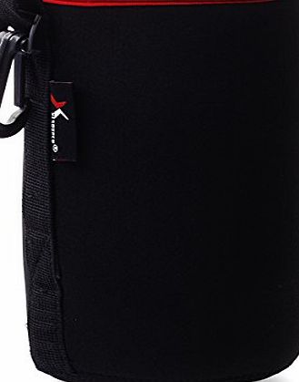 XCSOURCE 5mm Thick large DSLR camera Drawstring Soft Neoprene Lens Pouch Bag Cover for Sony Canon Nikon Pentax Olympus Panasonic DC503