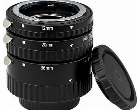 AF Auto Focus Macro Extension Tube Set For Nikon D800 D700 D600 D300S D300 D7100 D7000 D5000 D3000 D90 D80 D70 D60 D50 D40 D610 Nikon Camera Lens Adapter AF-S DX DC448
