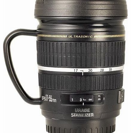 XCSOURCE Camera EF-S 17-55mm Lens Mug 1:1 Stainless Steel Coffee Cup Mug   Pouch DC248