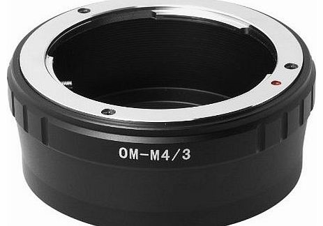 XCSOURCE Lens Adapter for Olympus OM Lens to Micro 4/3 M4/3 Camera GH3 GF3 E-PL3 E-P3 DC116