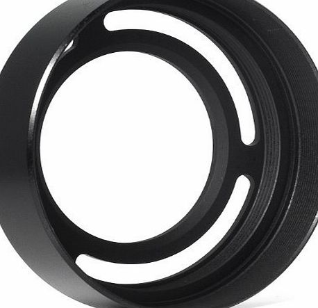 Metal Adapter Ring + Lens Hood Shade For Fujifilm Finepix Fuji X10 Digital Camera Replace LH-X10 Black LF90