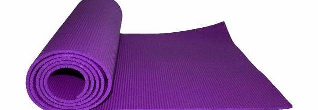 Xett Multimedia Yoga Mat - EXTRA THICK 6mm - 173cm x 61cm - Non Slip Exercise/Gym/Camping/Picnic Mat (Purple)