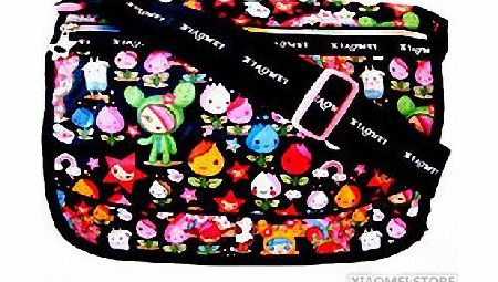 XIAOMEI Colourful Cartoon A4 Childrens Messenger Style Bag 825A for School or College