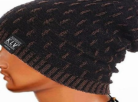 Xinantime Unisex Hats, Xinantime Warm Crochet Winter Wool Knit Ski Beanie Skull Slouchy Caps Hat (Black)