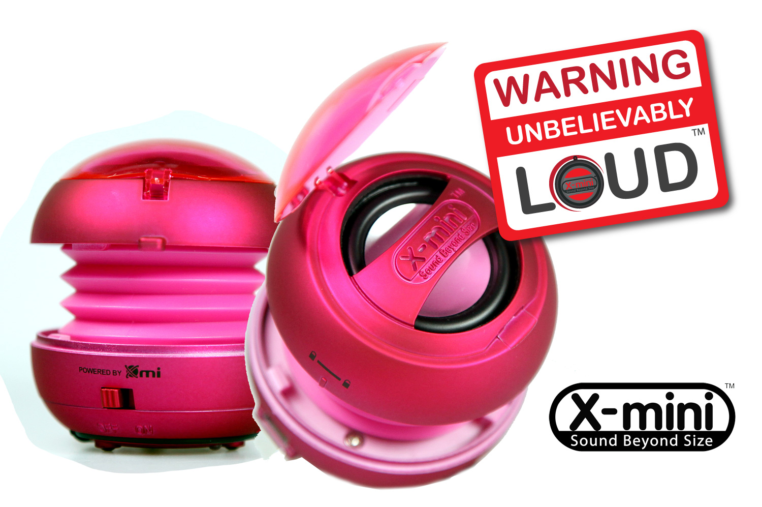 XM-i X-Mini V1.1 Capsule Speaker (Pink) Colour PINK