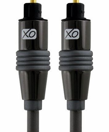 XO Digital Optical Cable 3m / 3 Metre Premium Install Series - suitable for PS3, Sky, Sky HD, LCD, LED, Plasma, Blu-ray, Home Cinema Systems, AV Amps