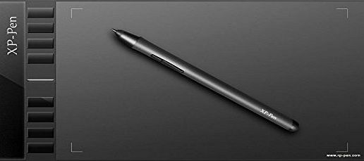 XP-Pen Star03 Batteryless Drawing Graphics Tablet (UK Warranty) 10x6`` with 8 Express Keys For Left amp; Right Hand Use (5080 LPI 230 RPS 2048 Levels) Windows amp; Mac - No battery or charging requir