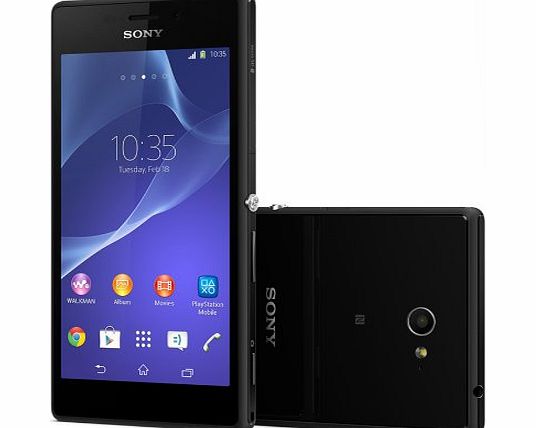 Xperia Sony Xperia M2 black Android smartphone on EE pay as you go