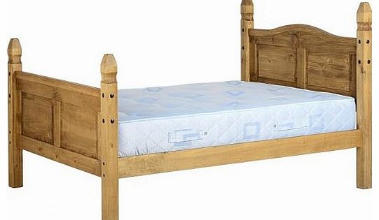 New Grade A Bedroom Furniture, Double Bedstead, Mexican, Pine