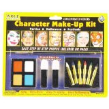 Wolfe Fancy Dress Professional Face Painting Makeup Kit