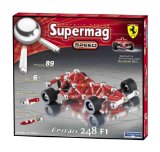 Supermag Magnetix Geomag Ferrari F1 Car 89 Pieces New