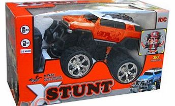 King Radio Controlled 1/14 Scale R/C Stunt Jeep inc Controller - Red