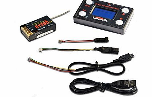 XT-XINTE Flybarless System GY280RX VBAR Receiver with 3-Axis Gyro   DSM2   Setting Card   Boost Module