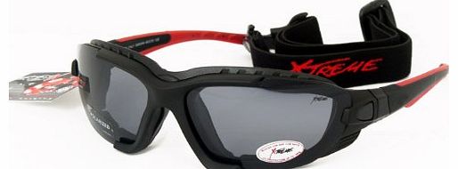 Xtreme 2in1 Polarized Sunglasses / Goggles for Kayaking, Canoeing, Snow Boarding, Cycling ... Foam Padding + Free Polarized Test