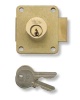 Brass Straight Cupboard Lock