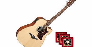 Yamaha A1M Electro Acoustic Guitar Natural with