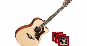 Yamaha AC3M Electro Acoustic Guitar Natural with