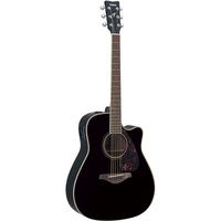 Yamaha FGX720SCA Electro Acoustic Guitar Black