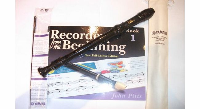 Yamaha YRS24b recorder with Recorder from the Beginning Book 1 from Starland