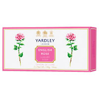 Yardley English Rose 3 x 100g Triple Pack Soaps