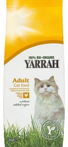 Yarrah Dry Organic Cat Food Dry Chicken 3 Kg