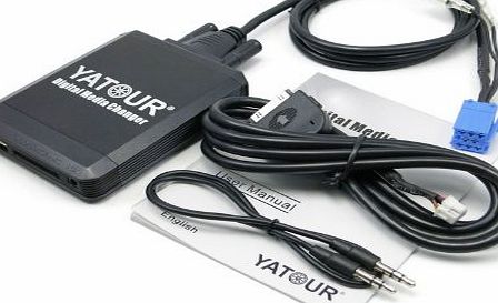 Yatour Car CD Digital Music changer Connector USB SD AUX IPOD/IPHONE MP3 Input interface   Bluetooth (Optional) for Renault 8pin series (Avantime, Clio, Kangoo, Master, Velsatis, Megane, Scenic, Lagun