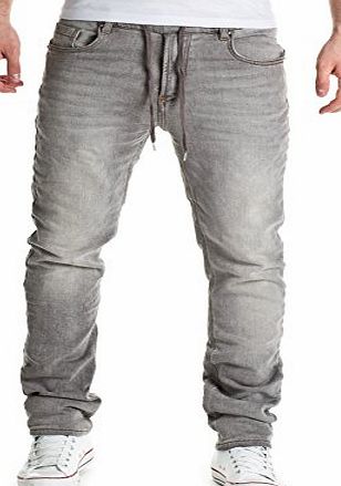 Yazubi Designer Sweatpants in Jeans-Look Erik - Jogger Pants - Tracksuit Trousers, dark blue denim (93096), W28