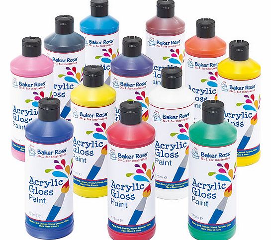 Acrylic Paint - Pack of 12
