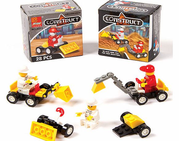 Construction Building Kits - Pack of 4