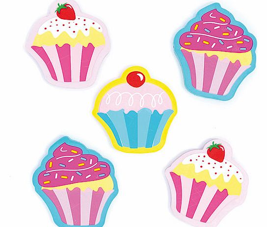 Cool Cupcakes Erasers - Pack of 12