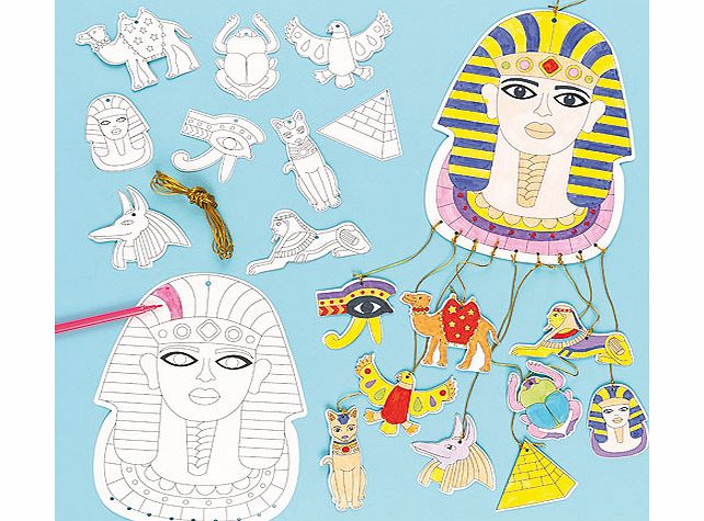 Egyptian Colour-in Mobiles - Pack of 4
