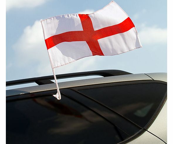 England Car Flags - Pack of 16