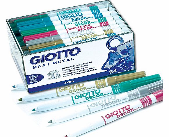 Giotto Metallic Decor Pens - Pack of 5