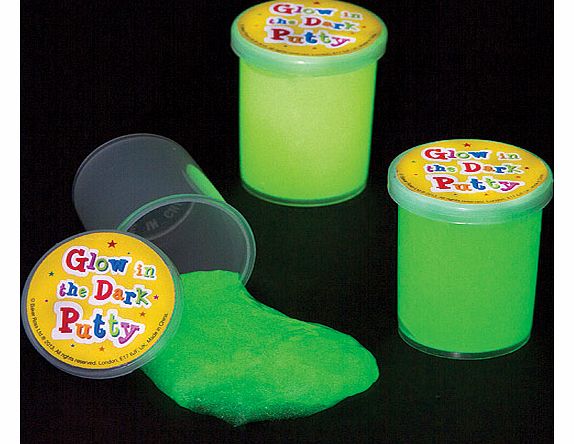Glow in the Dark Putty - Pack of 4