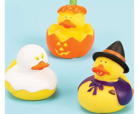 Halloween Rubber Ducks - Pack of 6