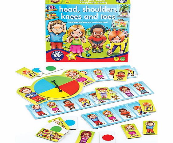 Heads Shoulders Knees and Toes Game - Each