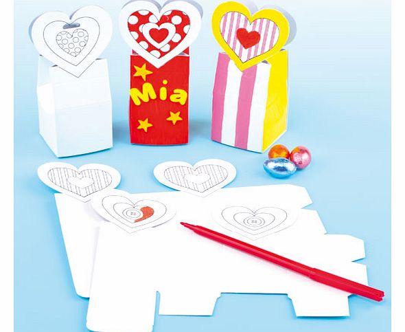 Heart Gift Boxes - Pack of 8