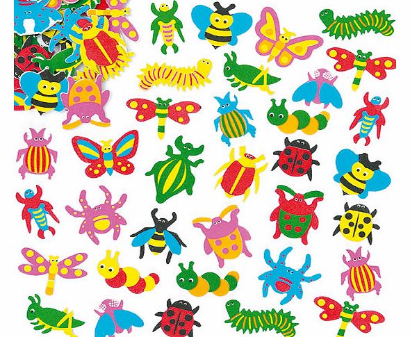 Insect Foam Stickers - Pack of 100