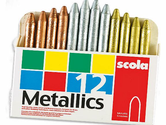 Metallic Crayons - Box of 12