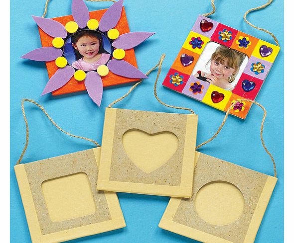Mini Hanging Craft Photo Frames - Pack of 12