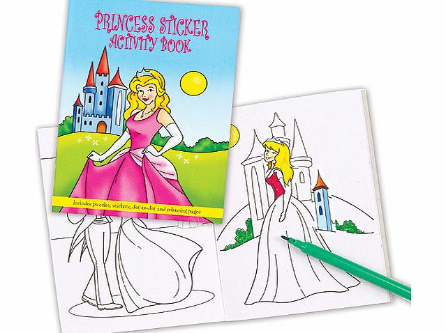 Princess Sticker Activity Books - Pack of 6