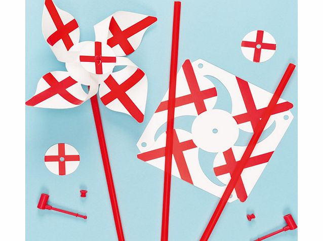 St. Georges Cross Windmill Kits - Pack of 6