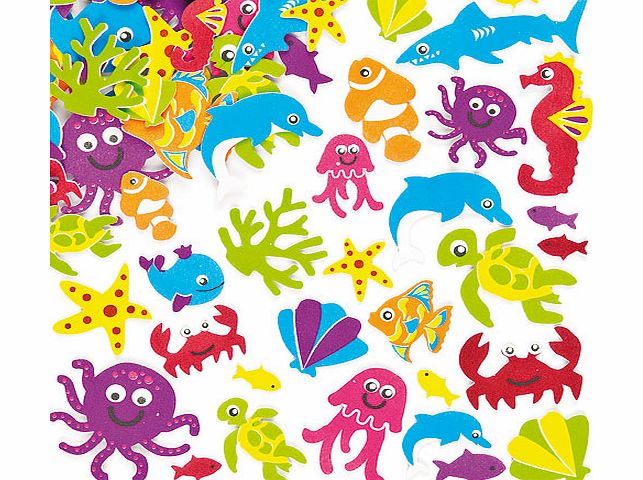Super Sealife Foam Stickers - Pack of 108